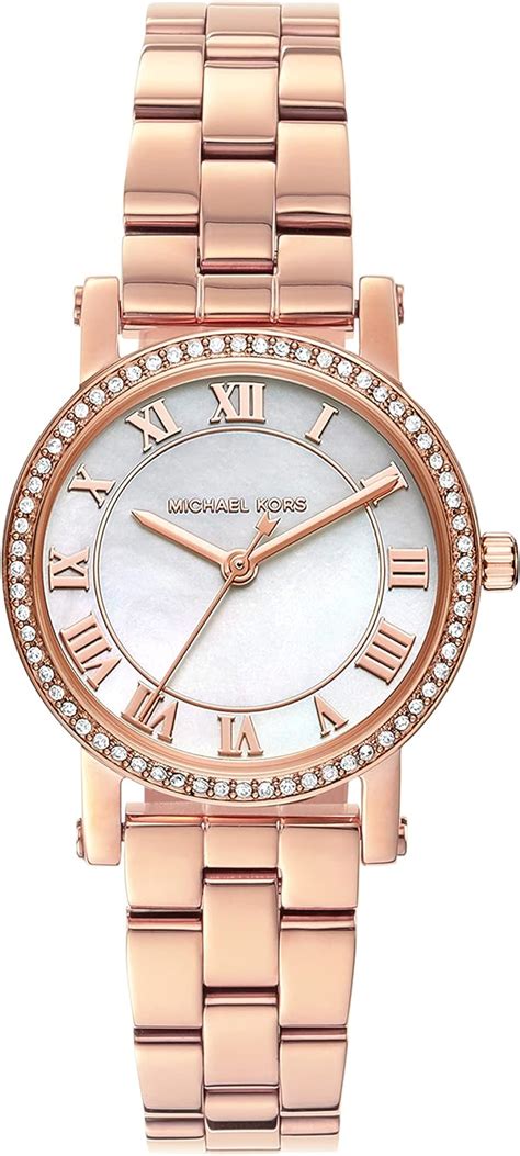 michael kors norie three-hand women's watch|Michael Kors Petite Norie Women's Watch, Stainless Steel Watch .